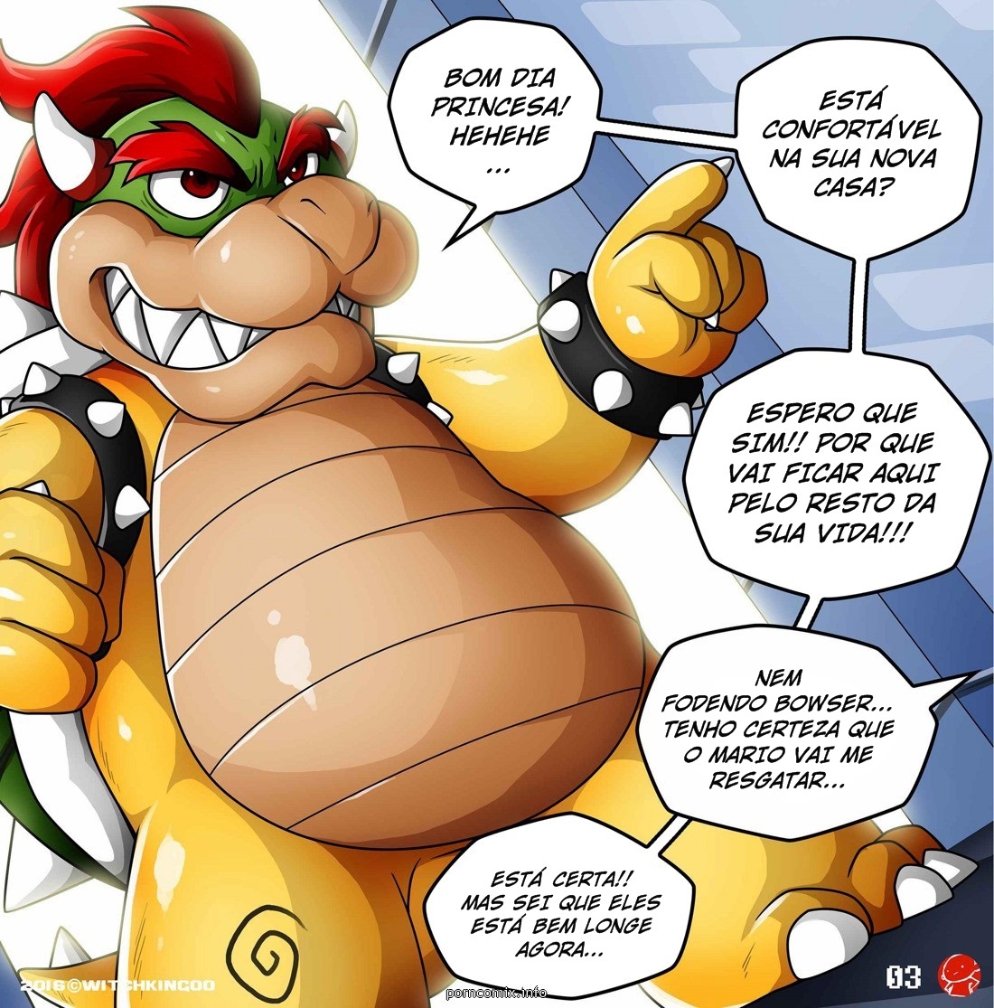 Página 3 do quadrinho adulto: Me ajude, Mario! – Leia completo em XCOMICS