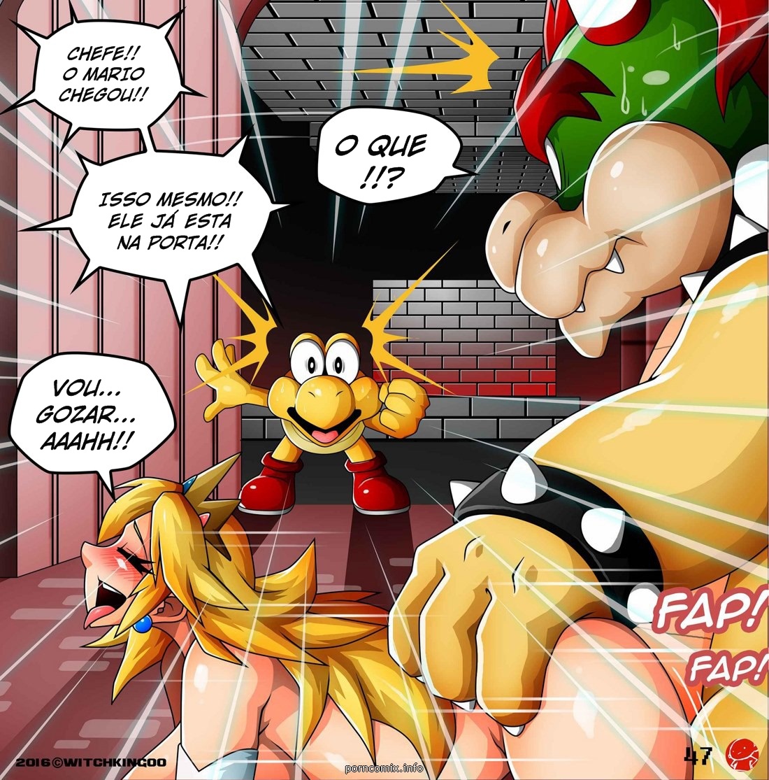 Página 46 do quadrinho adulto: Me ajude, Mario! – Leia completo em XCOMICS