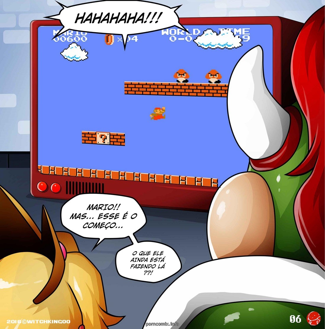 Página 6 do quadrinho adulto: Me ajude, Mario! – Leia completo em XCOMICS