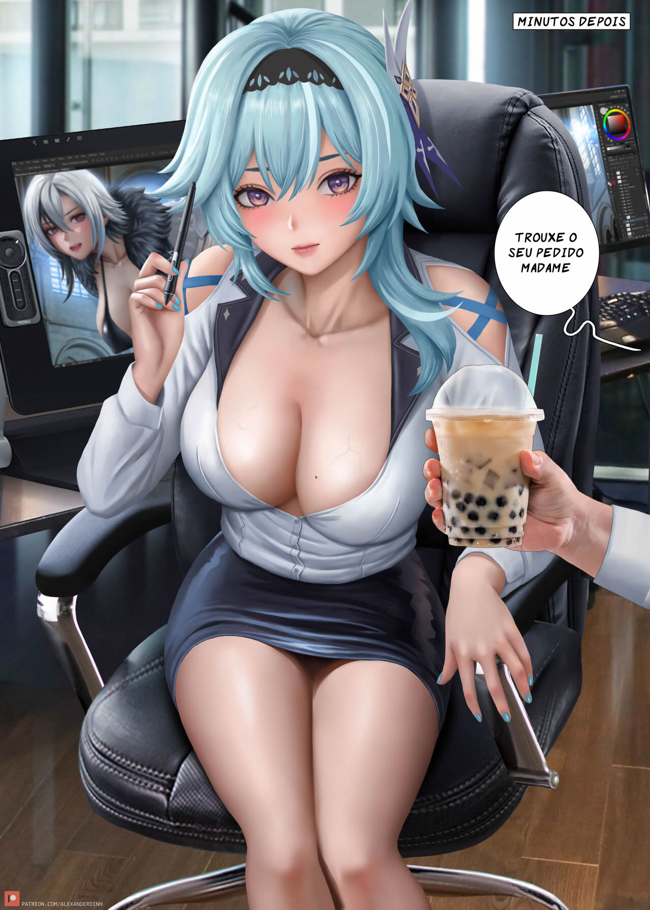 Página 5 do quadrinho adulto: Meet the waifu – Leia completo em XCOMICS