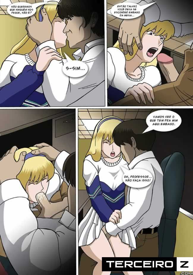 Página 2 do quadrinho adulto: Melhorando as notas – Leia completo em XCOMICS