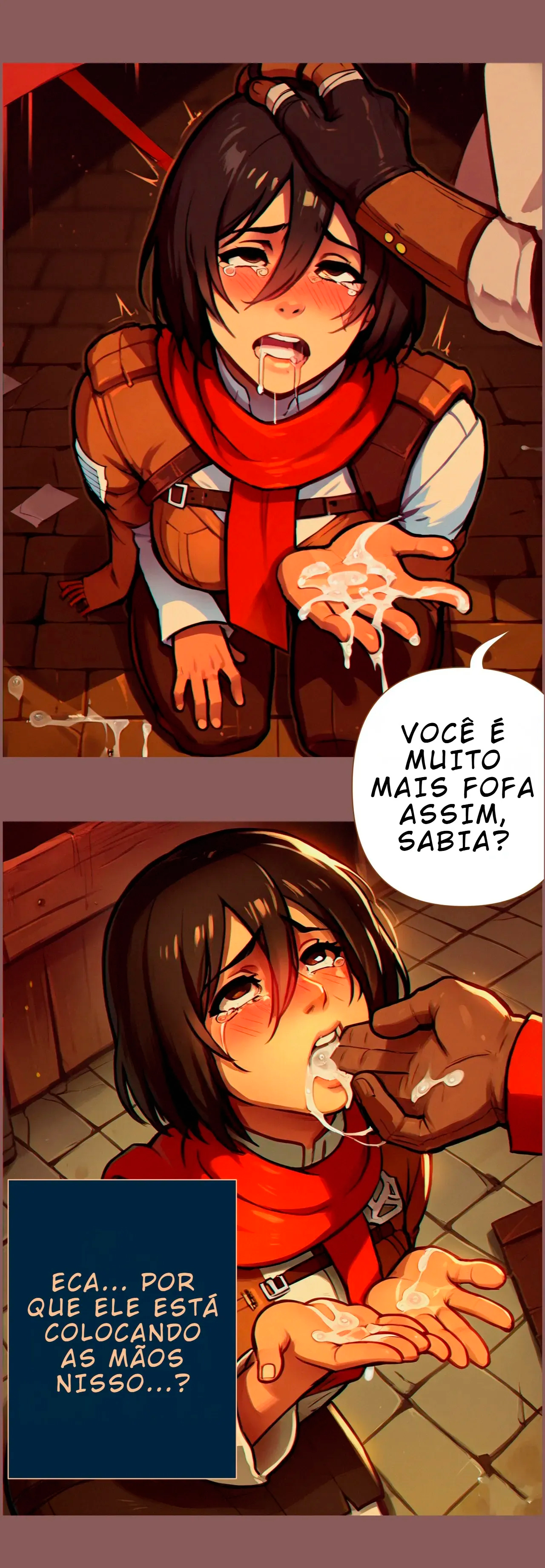Capa do quadrinho adulto: Mikasa Devassou a Vida – Leia online em XCOMICS