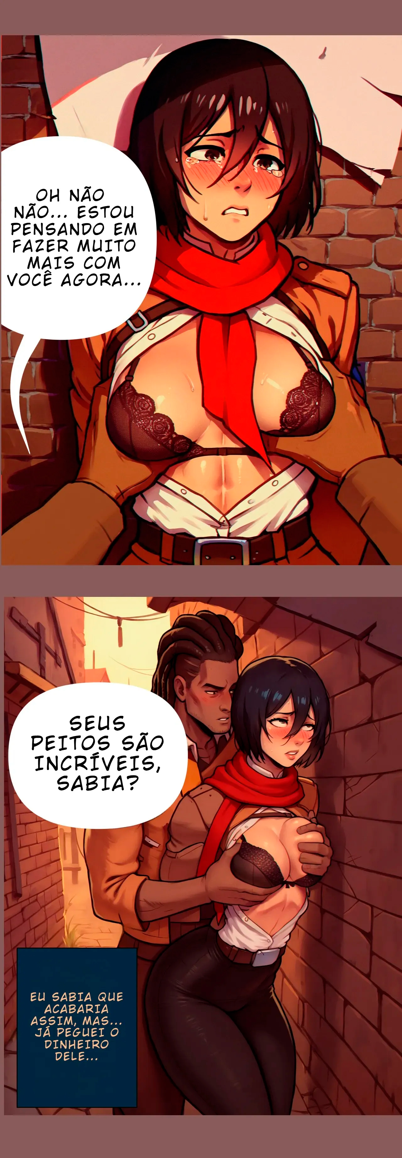 Página 15 do quadrinho adulto: Mikasa Devassou a Vida – Leia completo em XCOMICS