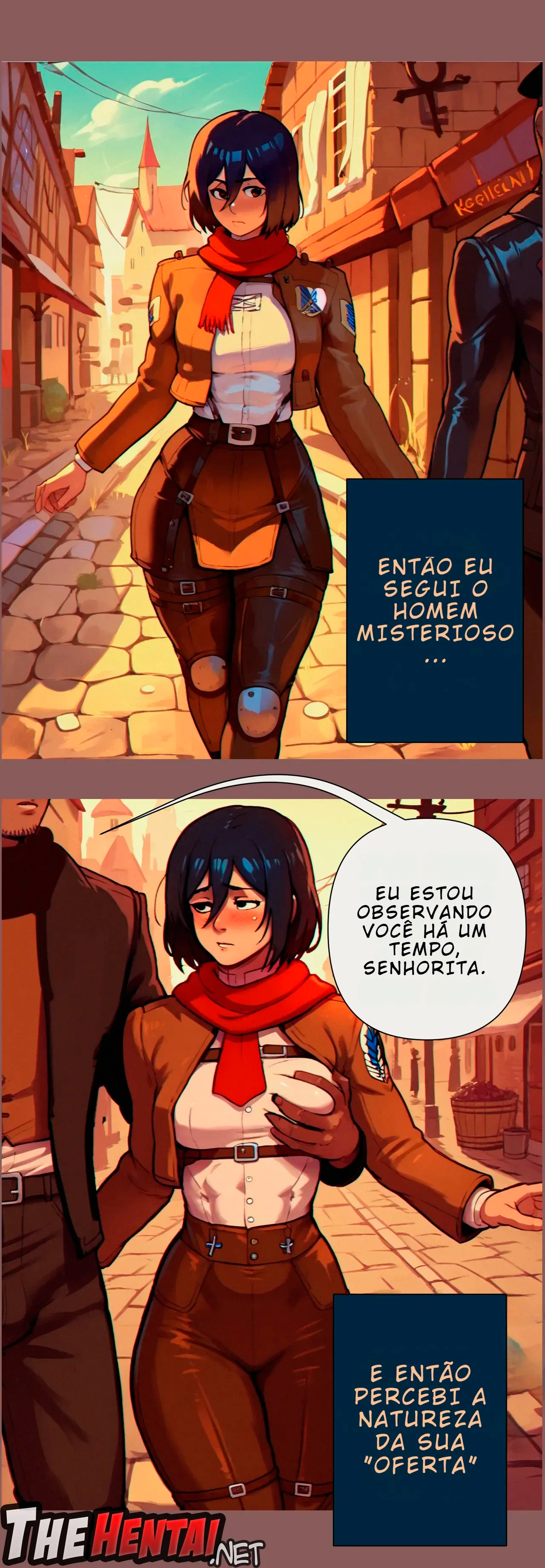Página 4 do quadrinho adulto: Mikasa Devassou a Vida – Leia completo em XCOMICS