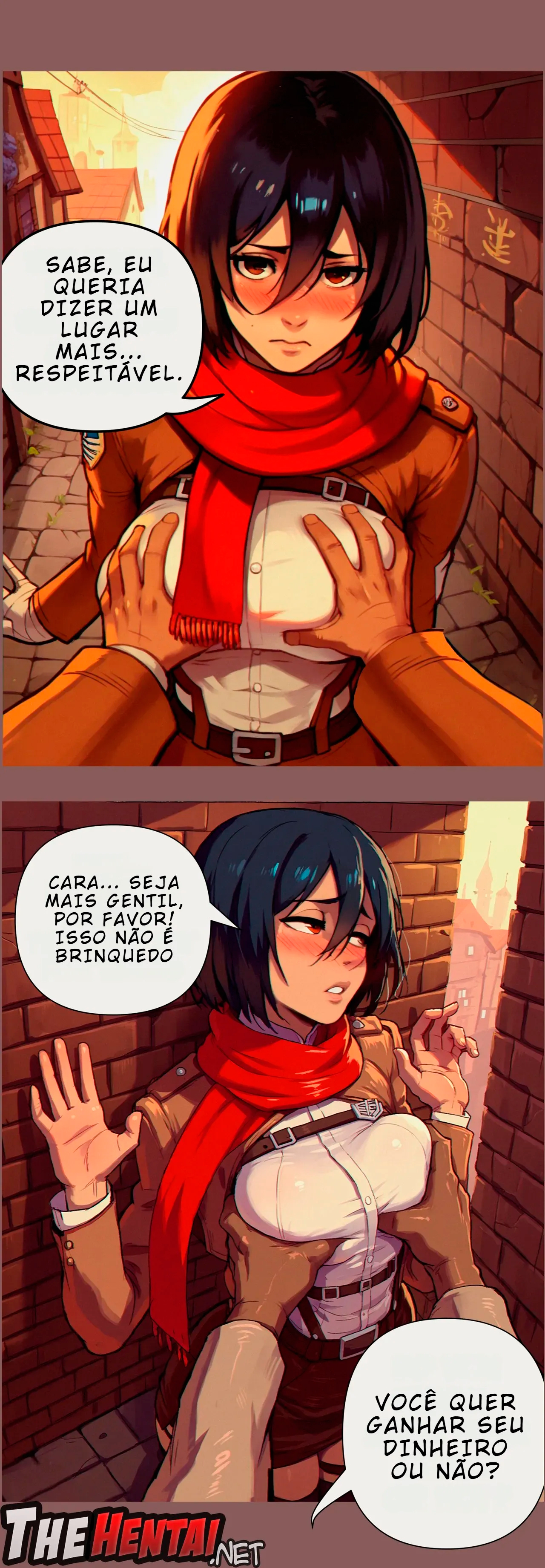 Página 7 do quadrinho adulto: Mikasa Devassou a Vida – Leia completo em XCOMICS