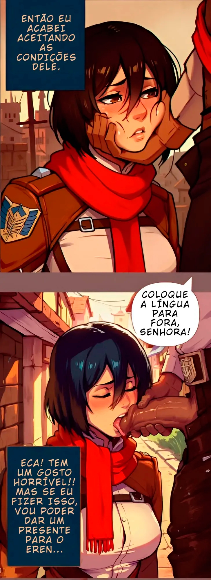 Página 9 do quadrinho adulto: Mikasa Devassou a Vida – Leia completo em XCOMICS
