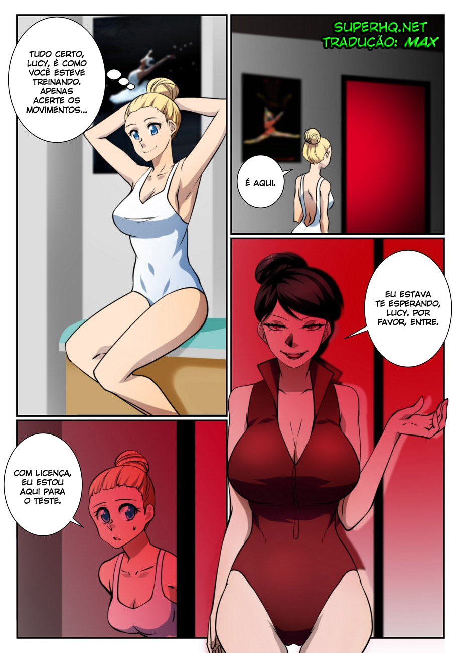 Página 2 do quadrinho adulto: Minha treinadora é uma vampira – Leia completo em XCOMICS