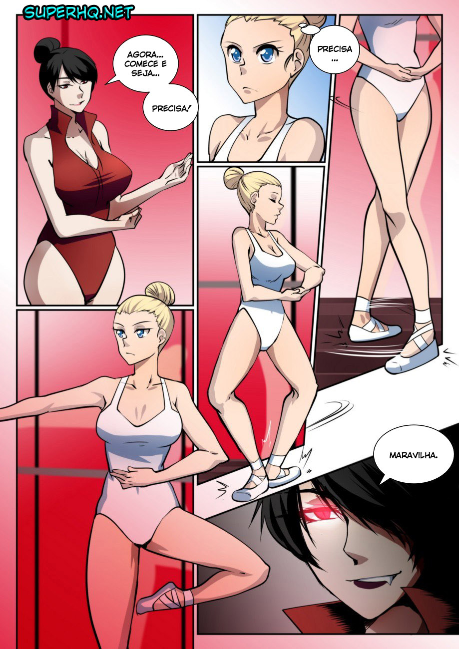 Página 3 do quadrinho adulto: Minha treinadora é uma vampira – Leia completo em XCOMICS