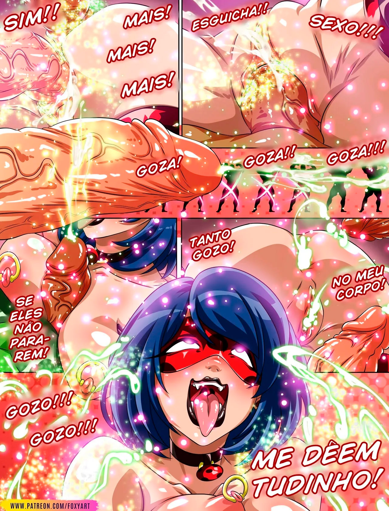 Página 23 do quadrinho adulto: Miraculous Ladybug Dominatrix – Leia completo em XCOMICS