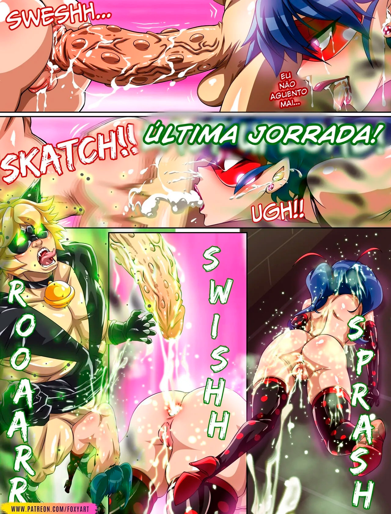 Página 35 do quadrinho adulto: Miraculous Ladybug Dominatrix – Leia completo em XCOMICS