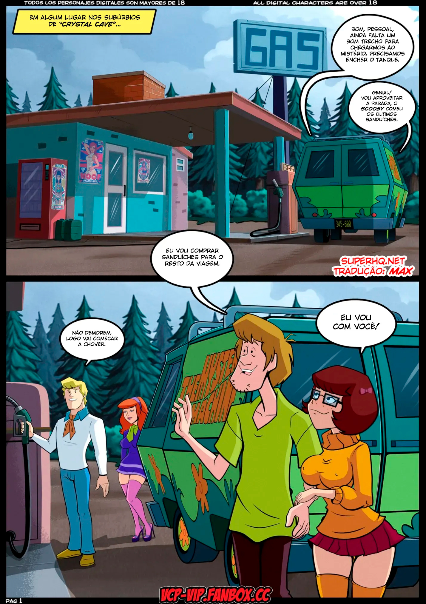 Página 2 do quadrinho adulto: Misterios S.X. – Tormenta Caliente – Leia completo em XCOMICS