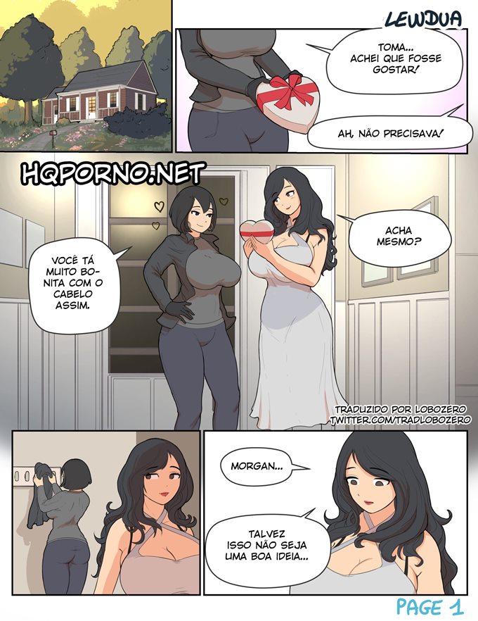 Capa do quadrinho adulto: Morgan and Audrey At Home – Leia online em XCOMICS