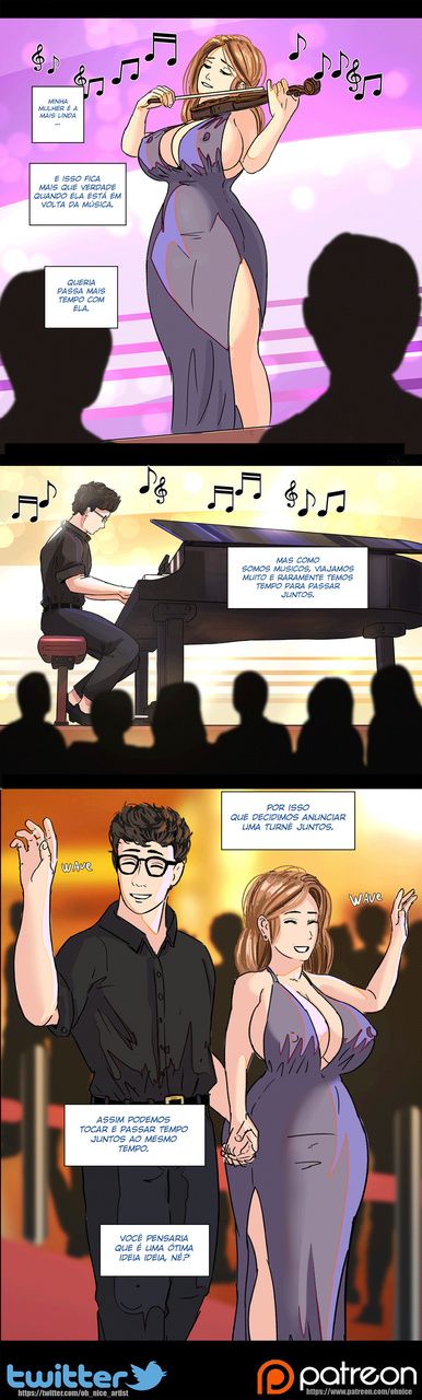 Página 2 do quadrinho adulto: Musicians Troubles – Leia completo em XCOMICS