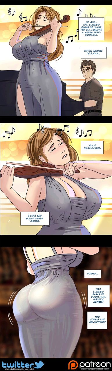 Página 3 do quadrinho adulto: Musicians Troubles – Leia completo em XCOMICS