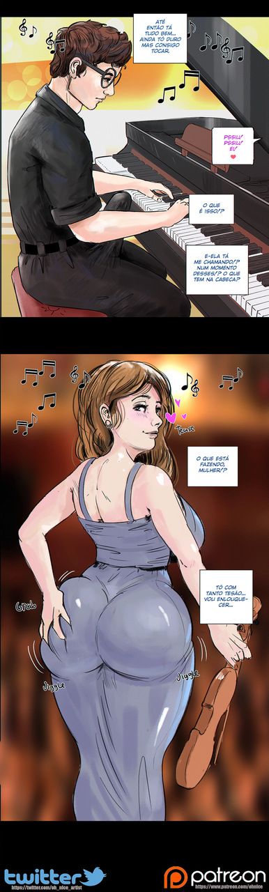 Página 6 do quadrinho adulto: Musicians Troubles – Leia completo em XCOMICS