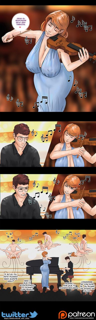 Página 9 do quadrinho adulto: Musicians Troubles – Leia completo em XCOMICS