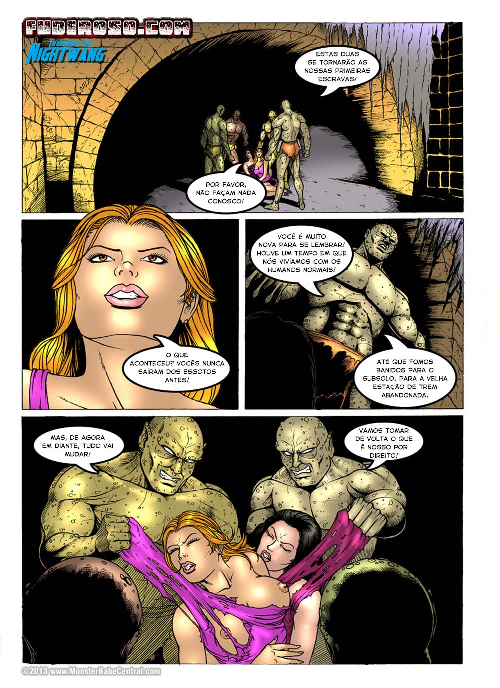 Página 2 do quadrinho adulto: Mutant's World: A Aparição dos Mutantes - Parte 1 – Leia completo em XCOMICS