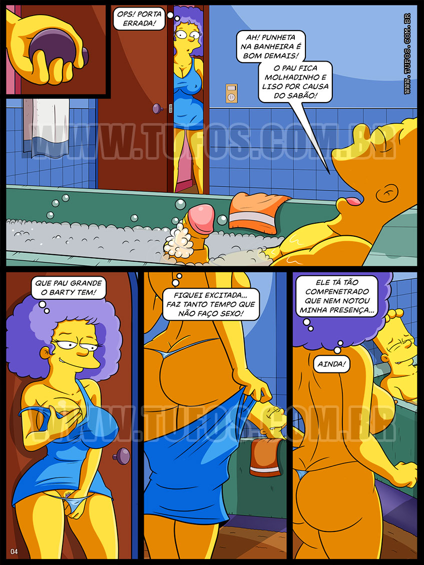 Página 4 do quadrinho adulto: Na banheira com as titias – Leia completo em XCOMICS