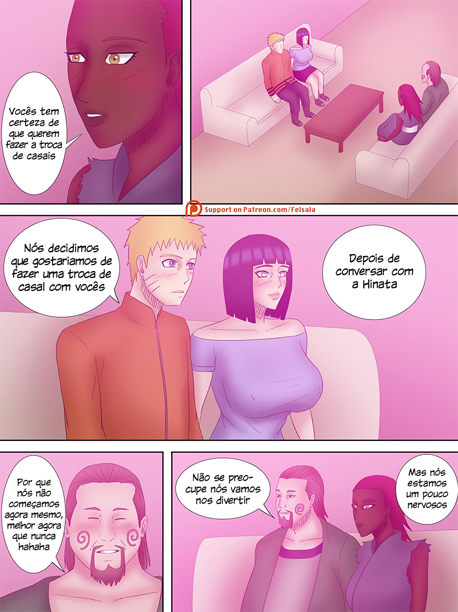 Página 23 do quadrinho adulto: Naruto em troca de casais – Leia completo em XCOMICS
