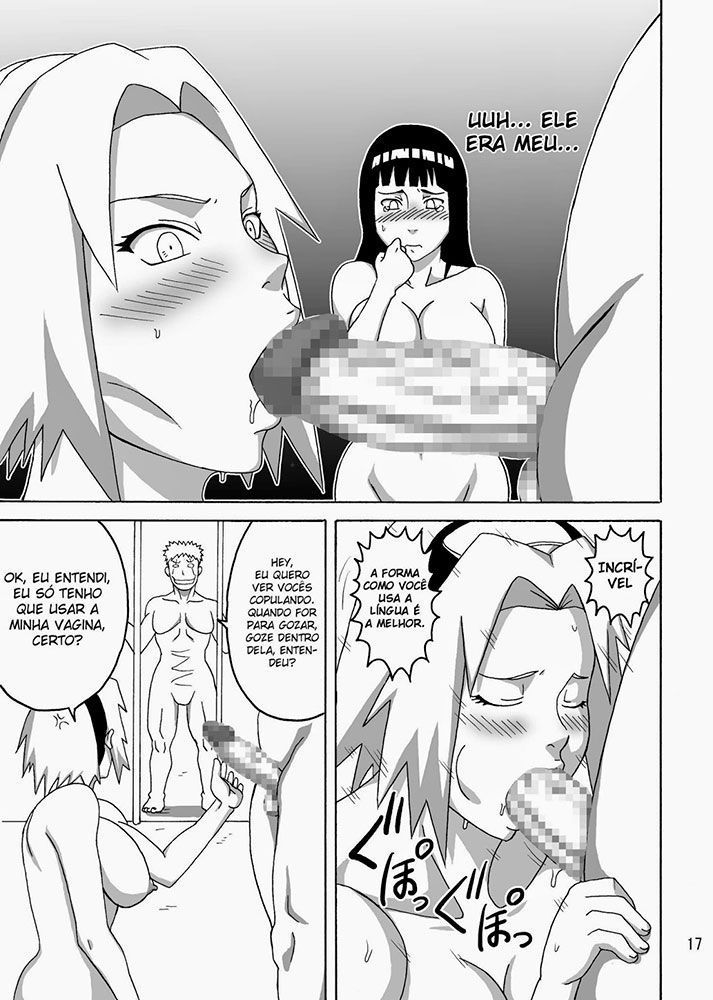 Página 18 do quadrinho adulto: Naruto, Hinata e Tsunade em Apuros – Leia completo em XCOMICS