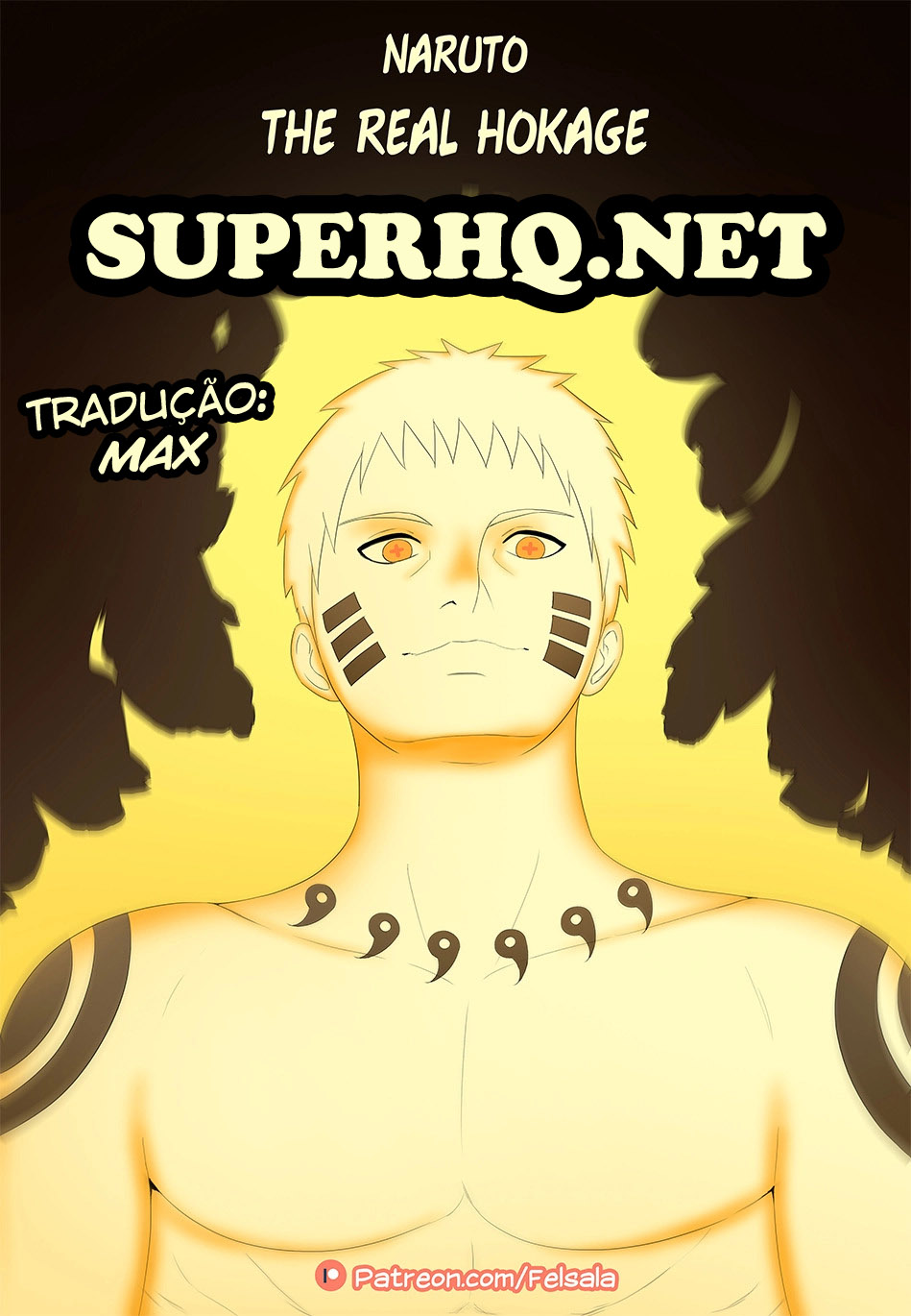 Capa do quadrinho adulto: Naruto: O verdadeiro hokage – Leia online em XCOMICS
