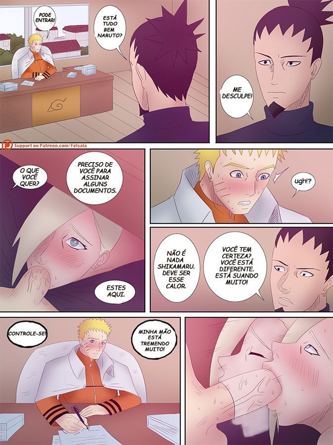 Página 9 do quadrinho adulto: Naruto Pornô Hokage – Leia completo em XCOMICS