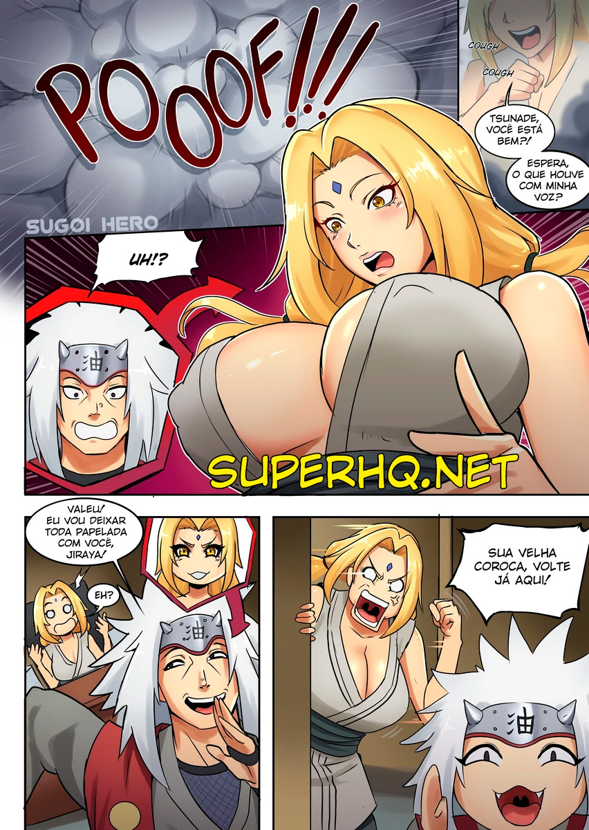 Página 3 do quadrinho adulto: Naruto, Thunder Clapped – Leia completo em XCOMICS