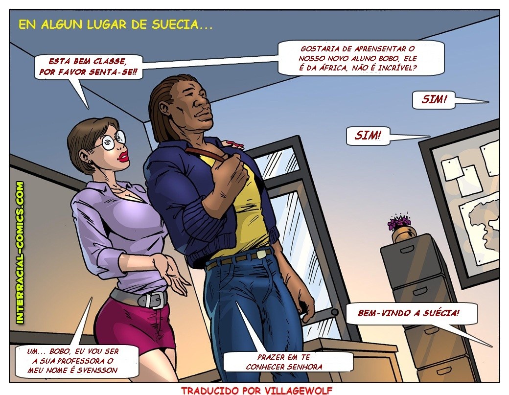 Página 2 do quadrinho adulto: Negão comendo as suecas – Leia completo em XCOMICS