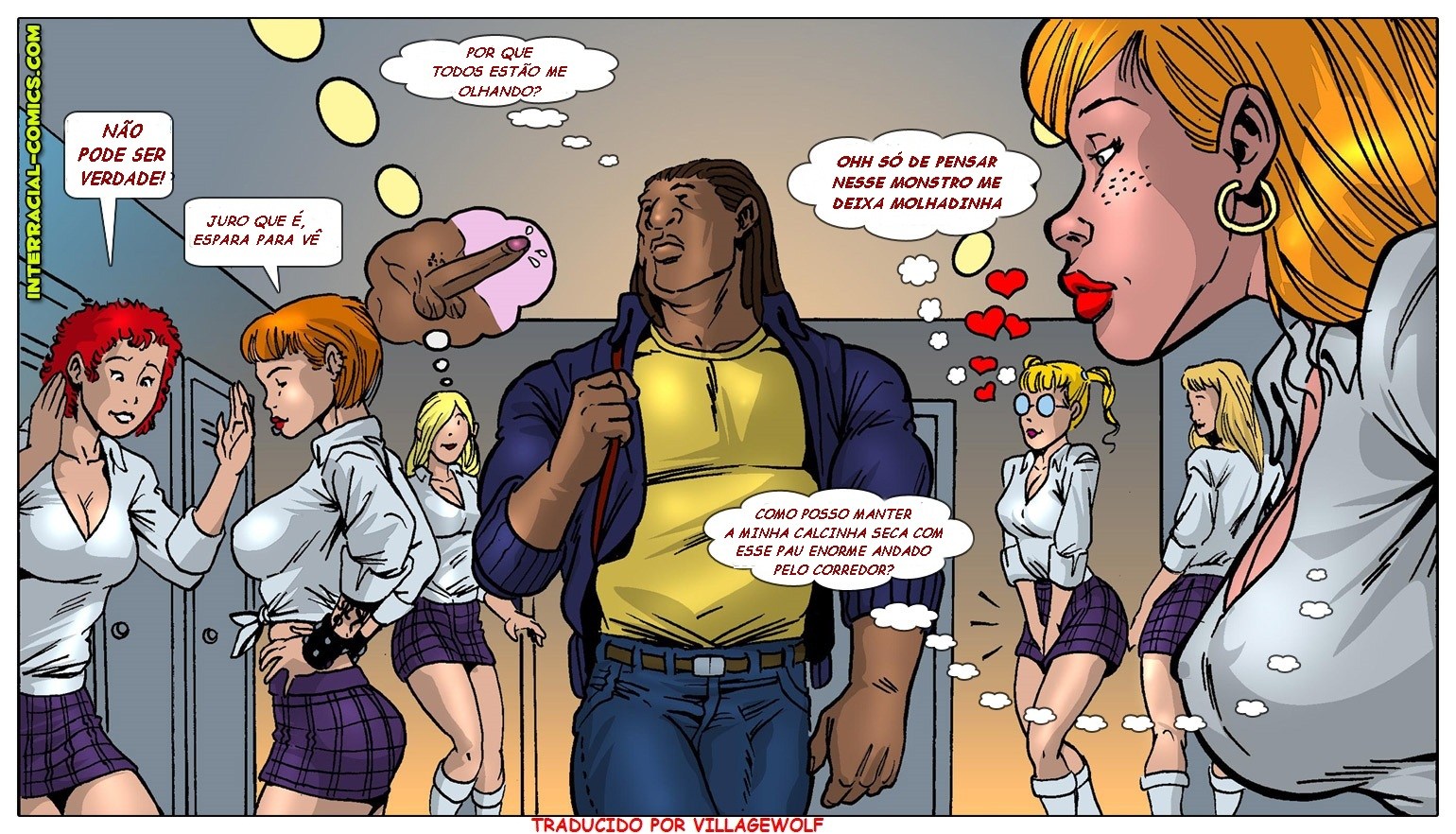 Página 14 do quadrinho adulto: Negão comendo as suecas – Leia completo em XCOMICS