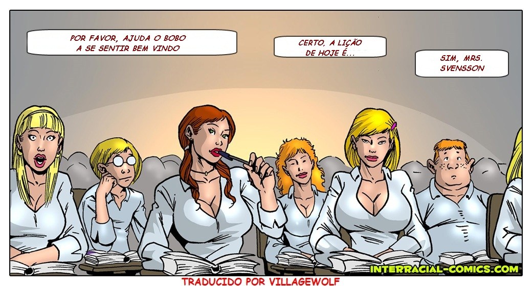 Página 3 do quadrinho adulto: Negão comendo as suecas – Leia completo em XCOMICS
