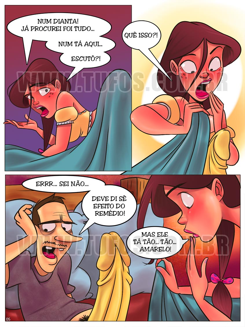 Página 5 do quadrinho adulto: Nhô Pedrão pegou malária – Leia completo em XCOMICS