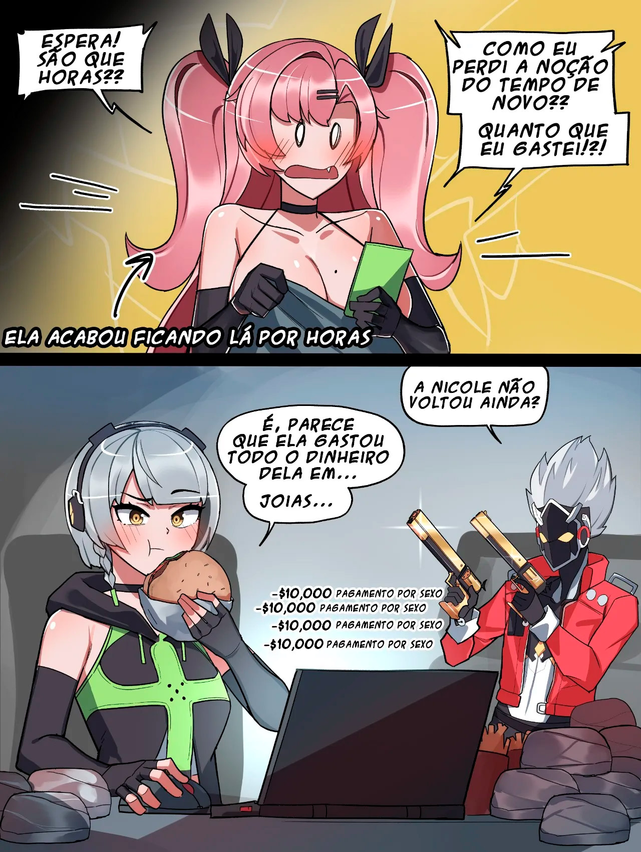 Página 13 do quadrinho adulto: Nicole no seu dia menos safada – Leia completo em XCOMICS