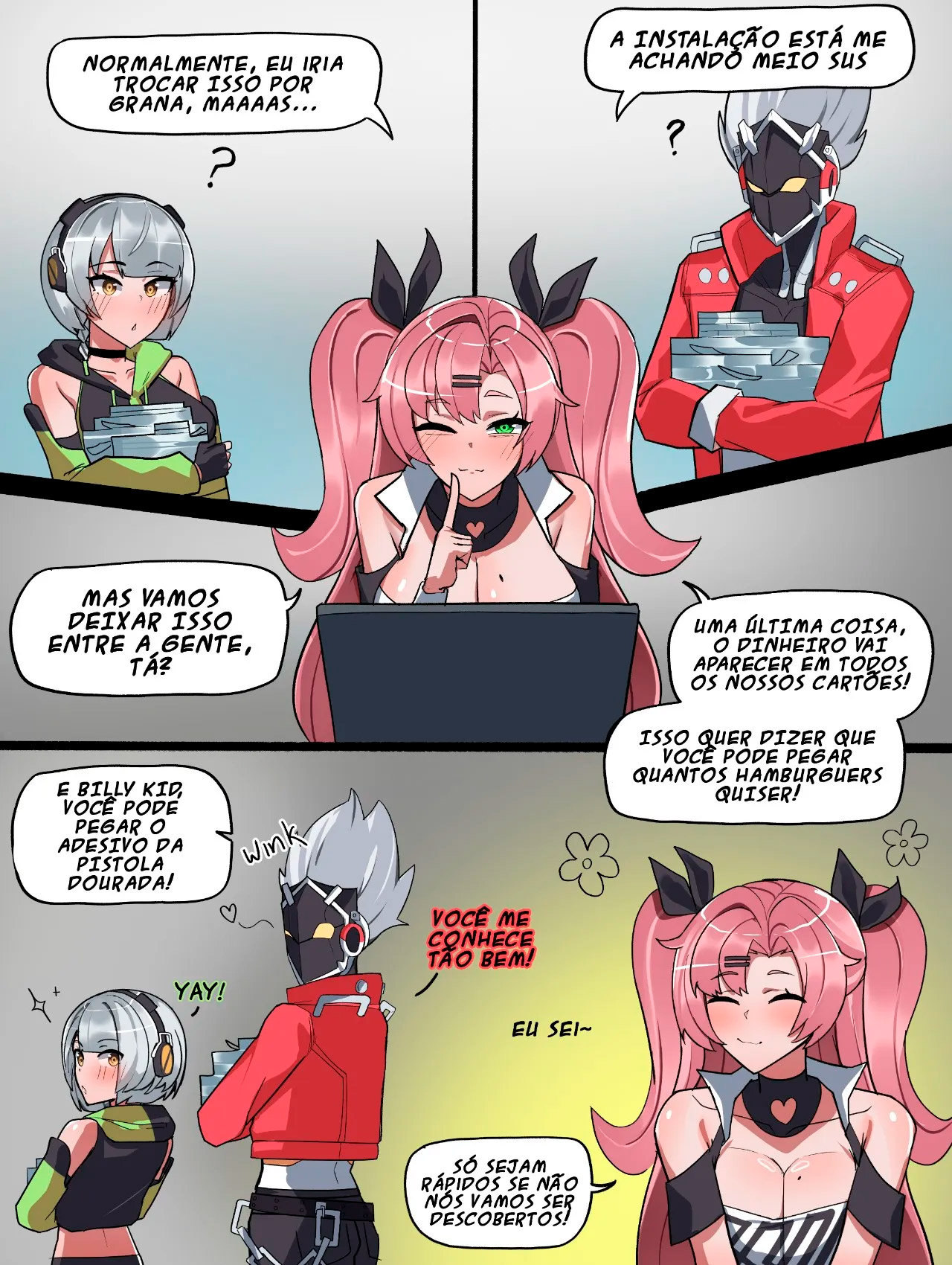 Página 3 do quadrinho adulto: Nicole no seu dia menos safada – Leia completo em XCOMICS