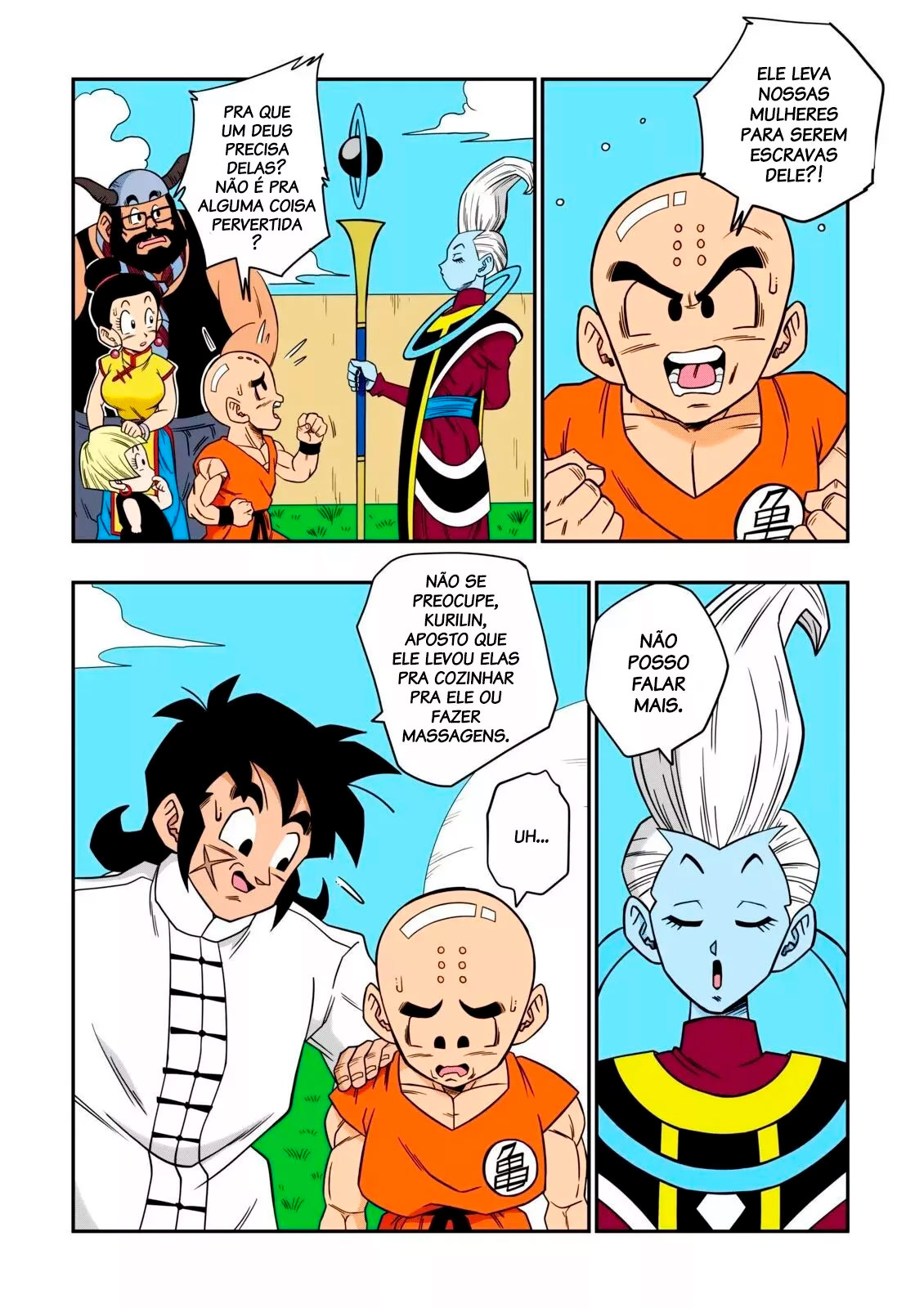 Página 16 do quadrinho adulto: Ninguém desobedece o Beerus – Leia completo em XCOMICS