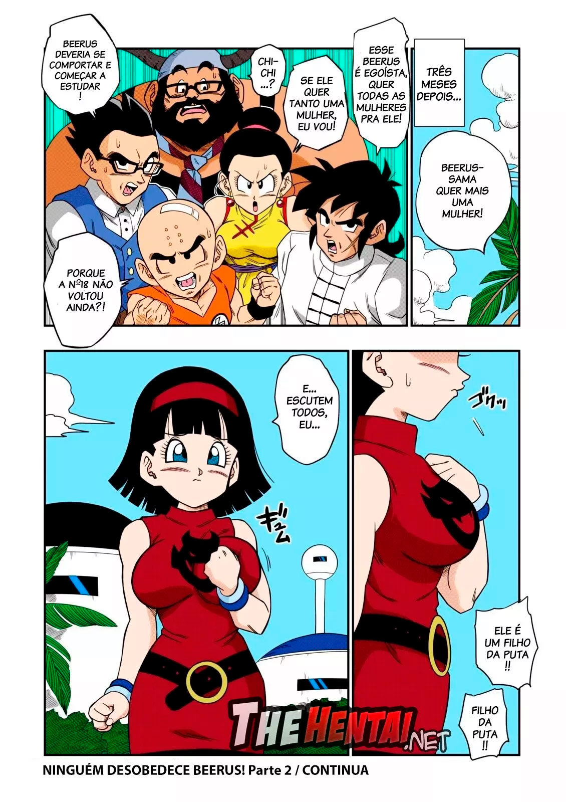 Página 31 do quadrinho adulto: Ninguém desobedece o Beerus – Leia completo em XCOMICS