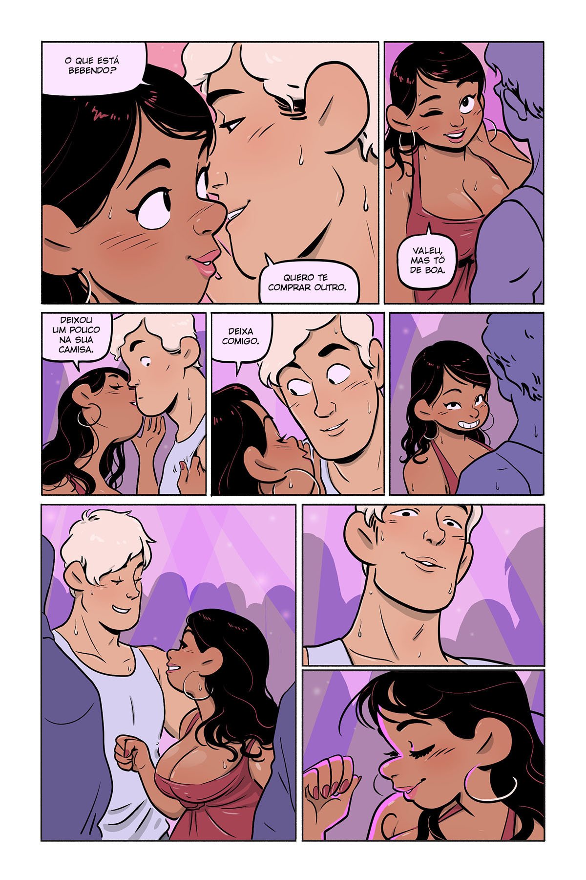 Página 4 do quadrinho adulto: No Cover - Sexo na balada – Leia completo em XCOMICS