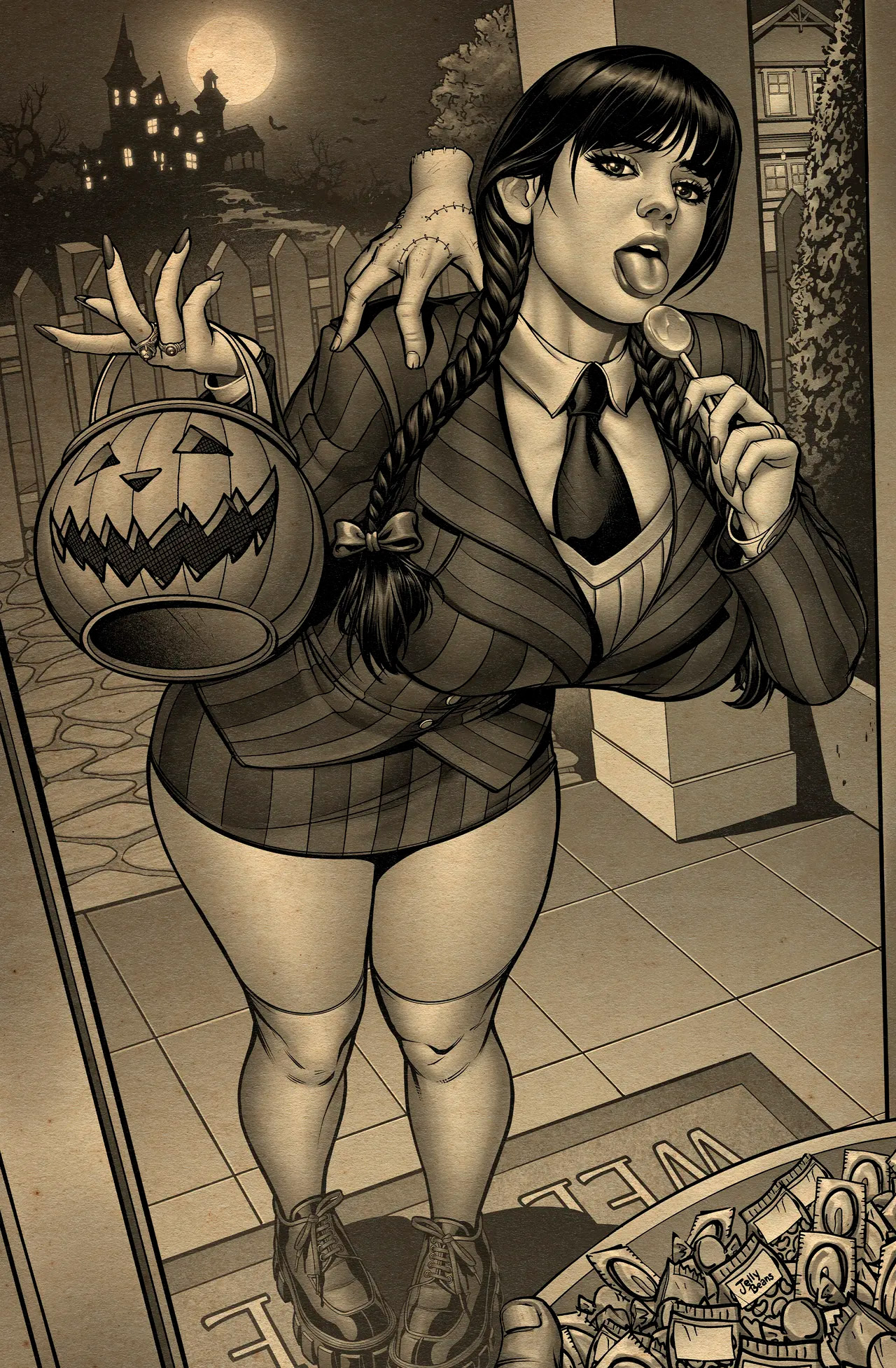 Página 25 do quadrinho adulto: Noites de Terror e Pornô – Leia completo em XCOMICS