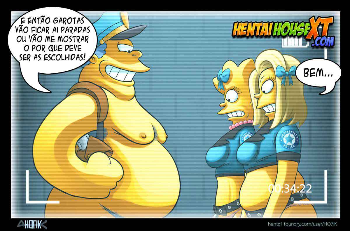 Capa do quadrinho adulto: Novos Recrutas - Com Lisa Simpson – Leia online em XCOMICS