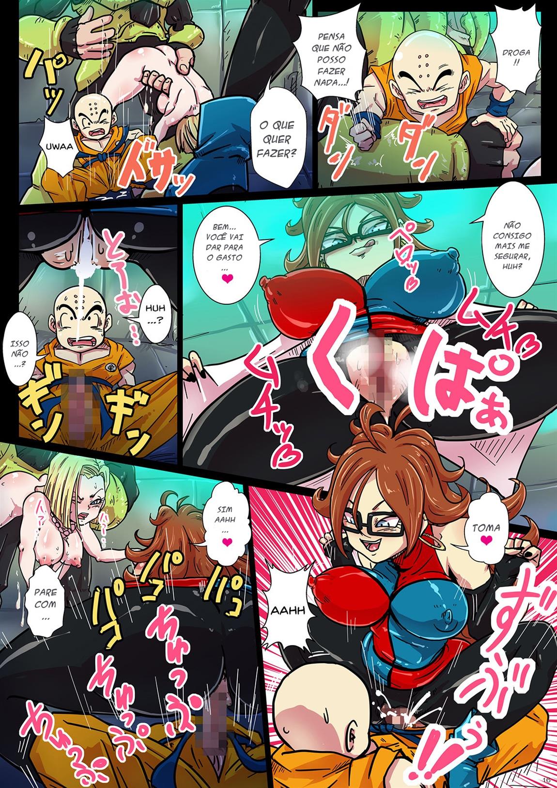 Página 16 do quadrinho adulto: O ataque de Cell – Leia completo em XCOMICS