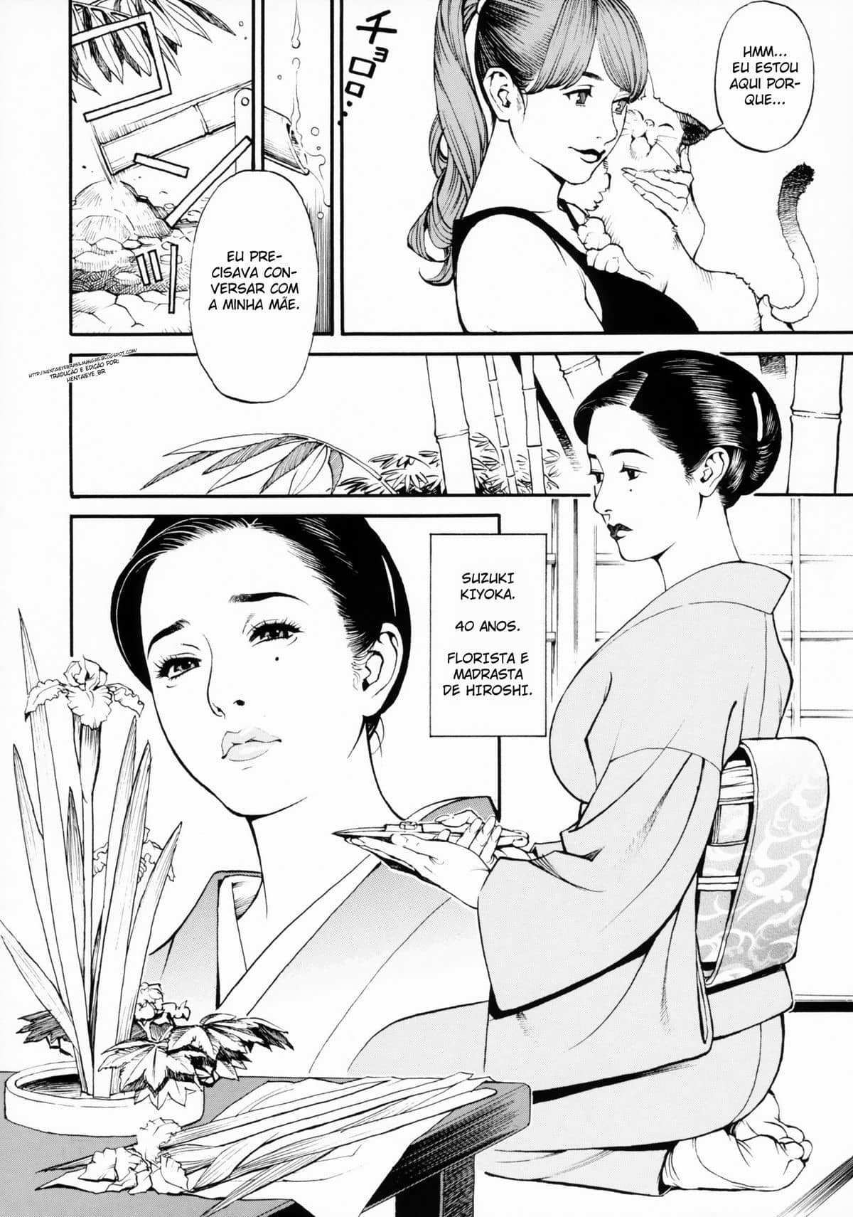 Página 4 do quadrinho adulto: O botão da madrasta – Leia completo em XCOMICS