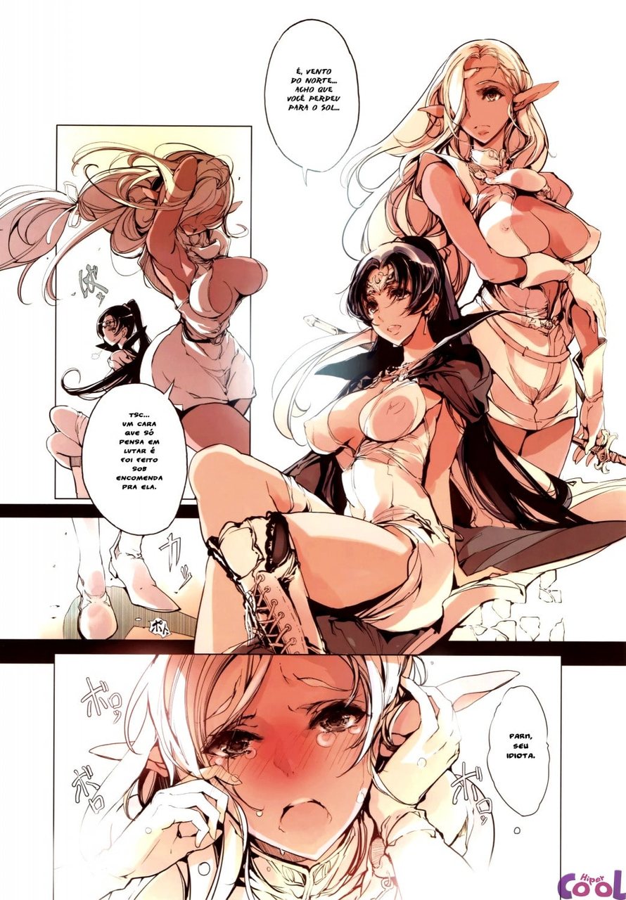Página 17 do quadrinho adulto: O cavaleiro e a elfa – Leia completo em XCOMICS