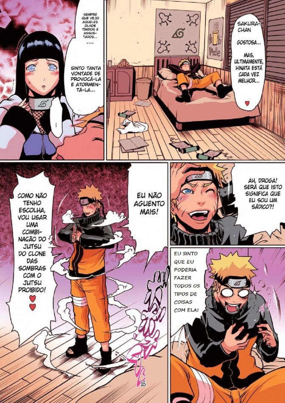 Página 2 do quadrinho adulto: O clone da Hinata – Leia completo em XCOMICS