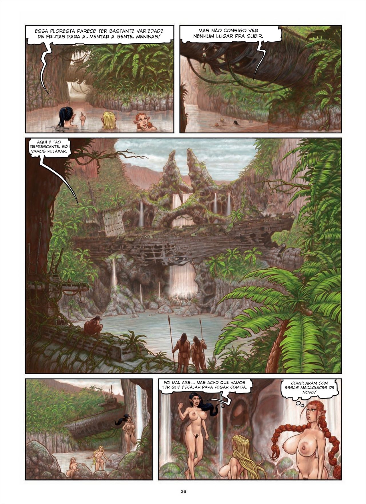 Página 36 do quadrinho adulto: O demônio com duas pirocas – Leia completo em XCOMICS