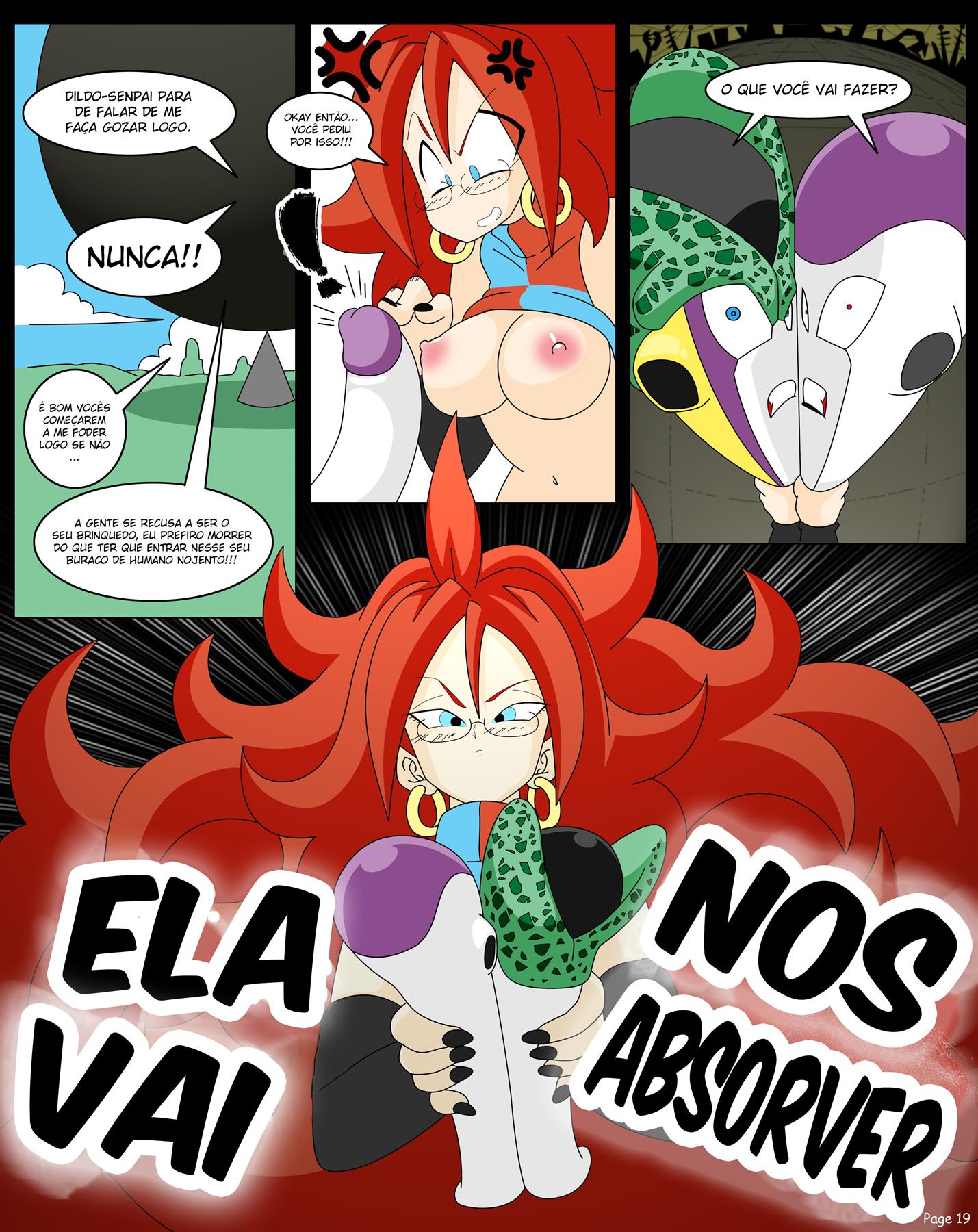 Página 23 do quadrinho adulto: O dildo da Android 21 – Leia completo em XCOMICS