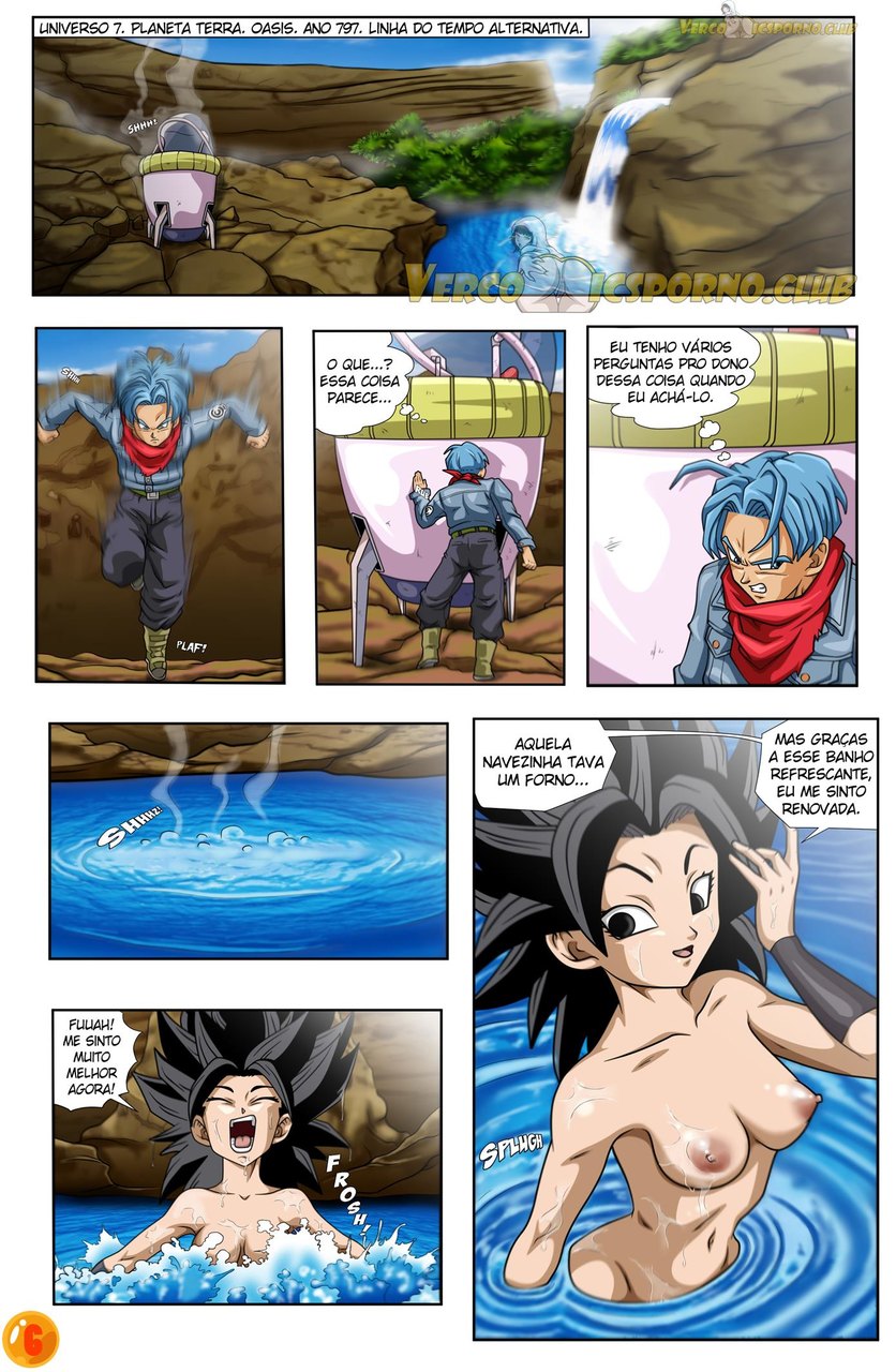 Capa do quadrinho adulto: O encontro com o Trunks – Leia online em XCOMICS