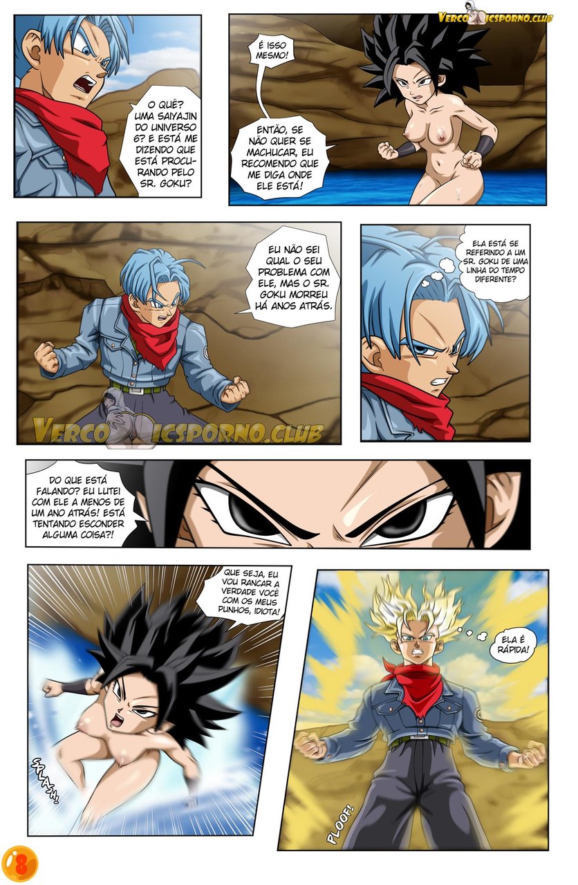 Página 9 do quadrinho adulto: O encontro com o Trunks – Leia completo em XCOMICS