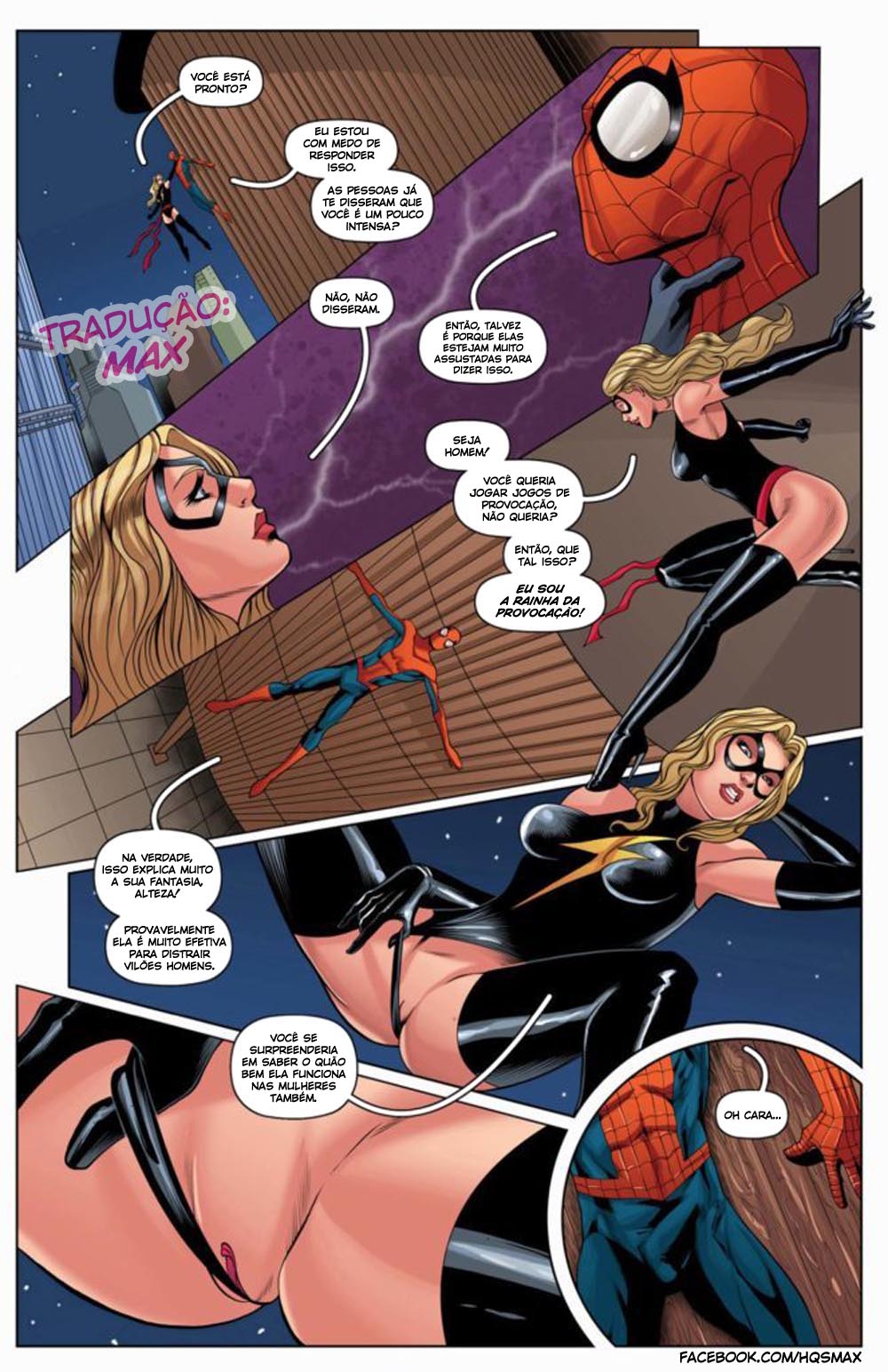 Capa do quadrinho adulto: O encontro do Homem Aranha – Leia online em XCOMICS