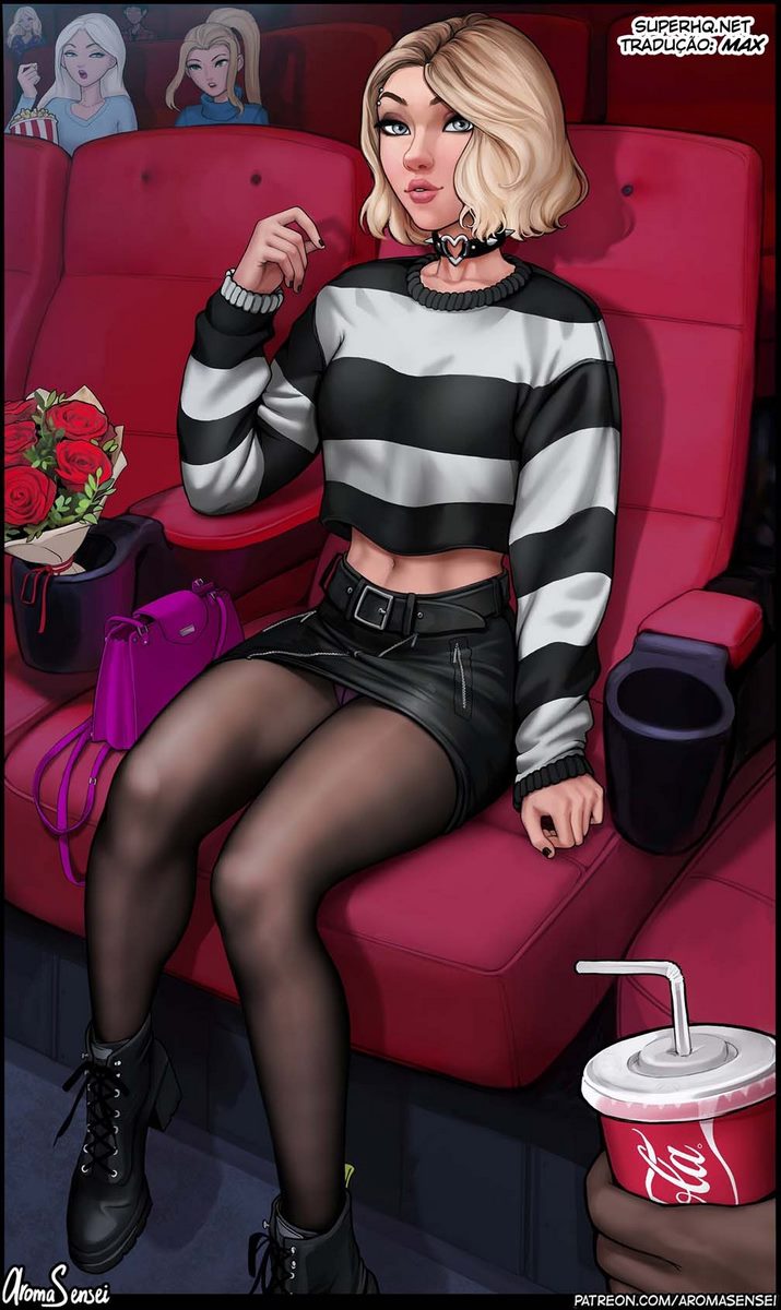 Capa do quadrinho adulto: O encontro sexual da Gwen – Leia online em XCOMICS