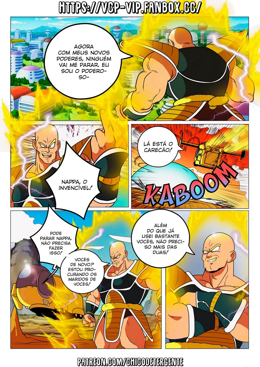 Página 4 do quadrinho adulto: O Invencível Nappa – Leia completo em XCOMICS