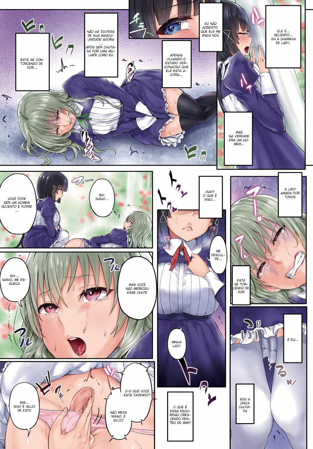 Página 3 do quadrinho adulto: O jardim secreto da putaria – Leia completo em XCOMICS